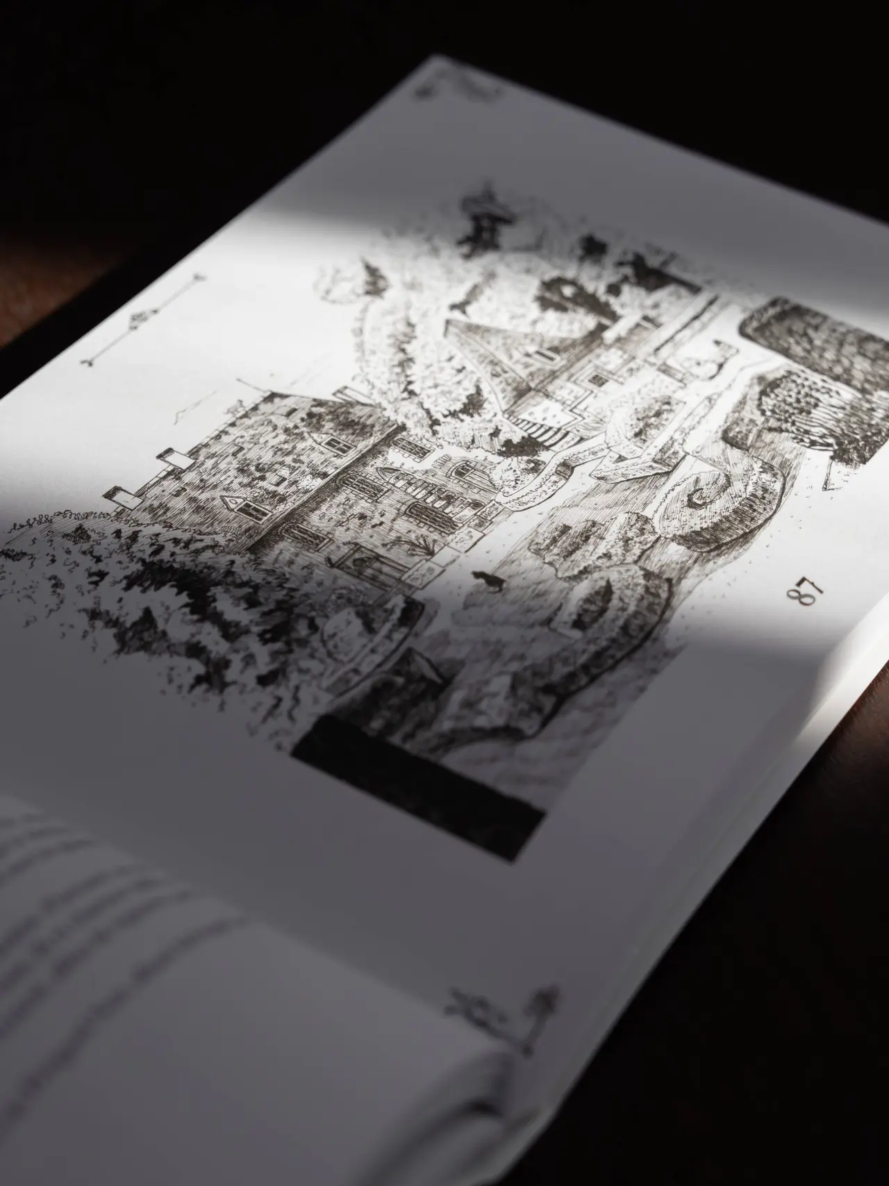 Dessin chateau maxence albanel illustrateur